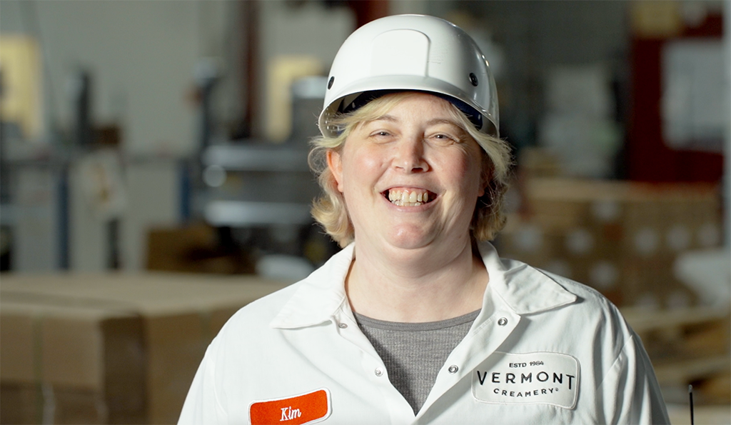 Vermont Creamery Employee Kim