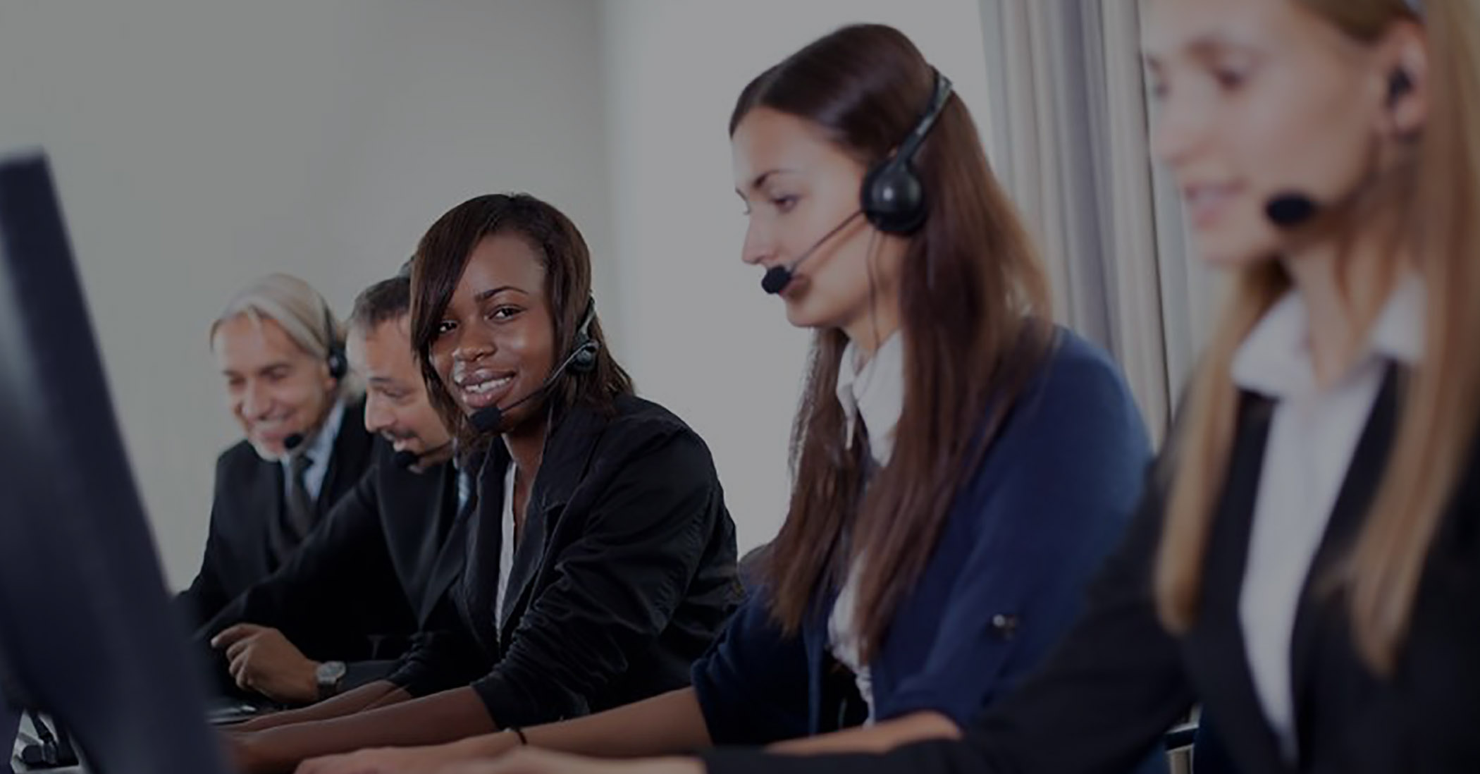 Picture of Young Williams call center employees