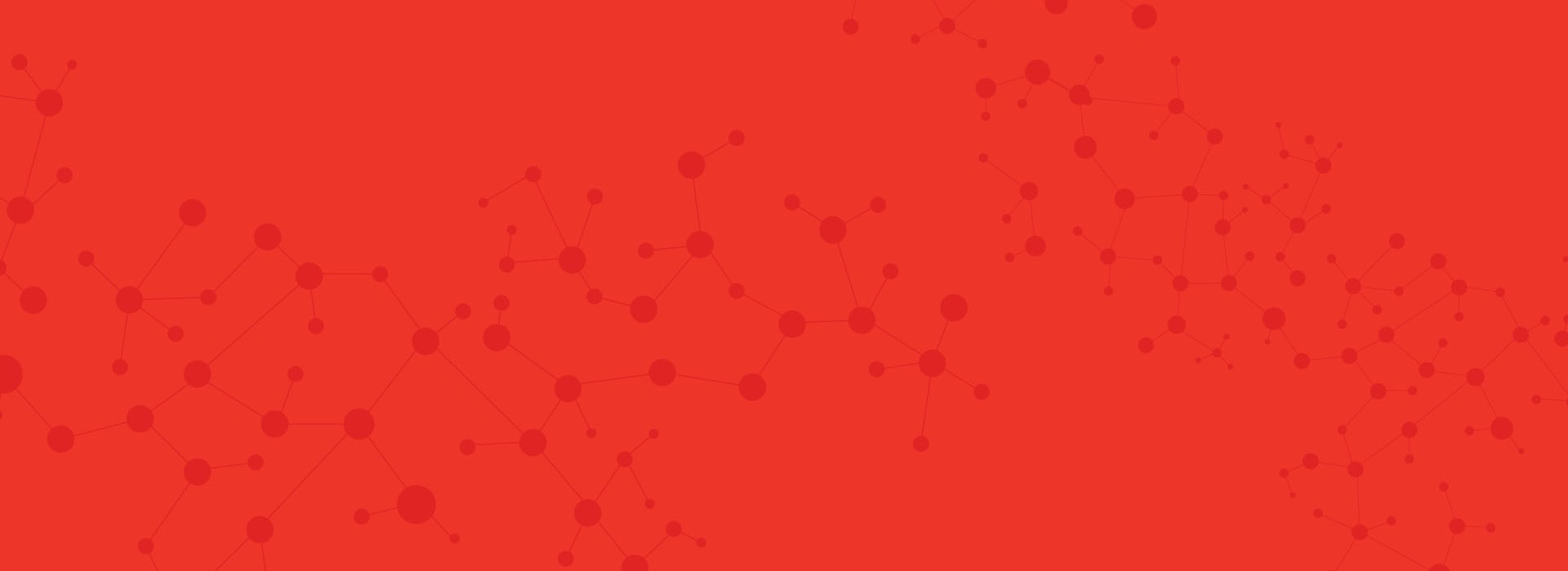 Red molecule background image