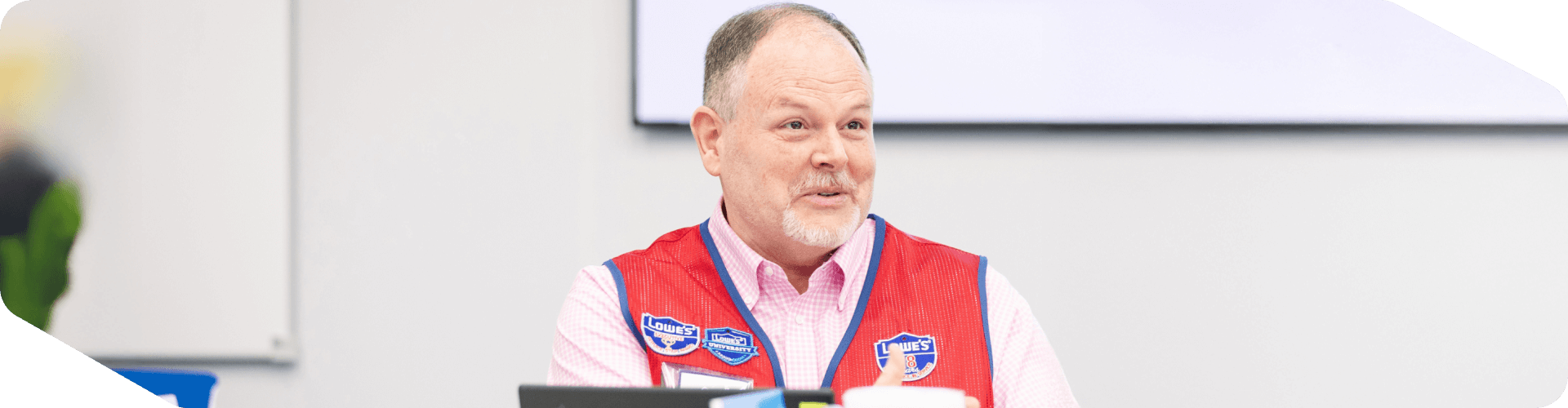 Corporate associate enjoying a training session