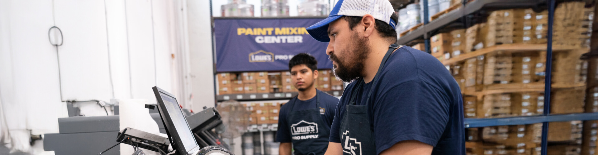 Lowe's Pro Supply associates working together