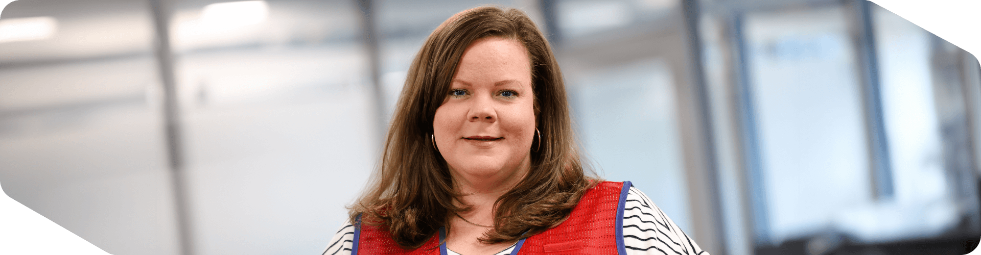 Supply Chain associate working in office