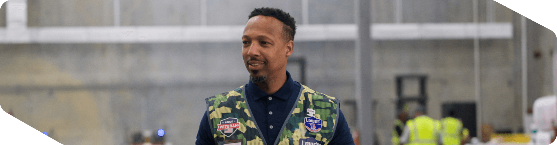 Supply Chain leader standing in a distribution center