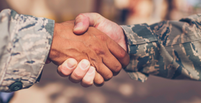 Veteran Handshake