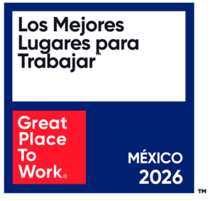 Mexico Great Places to Work award badge 2026