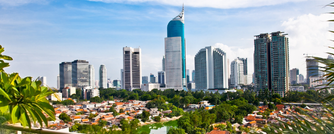 Jakarta office skyline