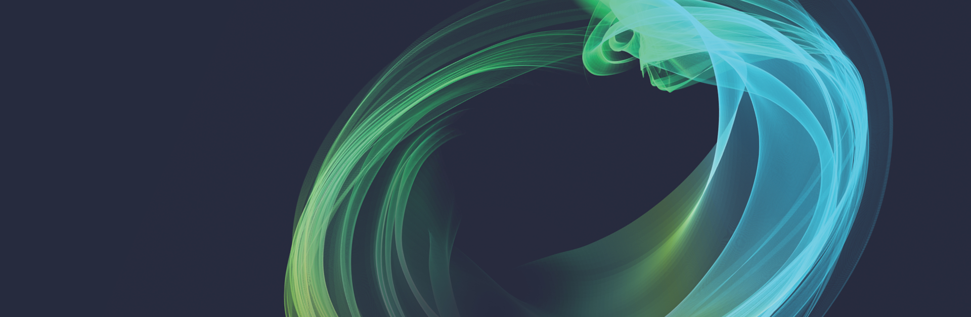 Digital blue and green swirl 