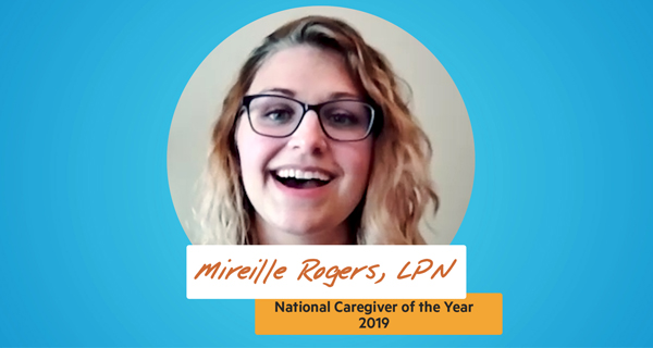 Mireille "Rei" Rogers, LPN, tells us why she loves working in home care in this short video clip..