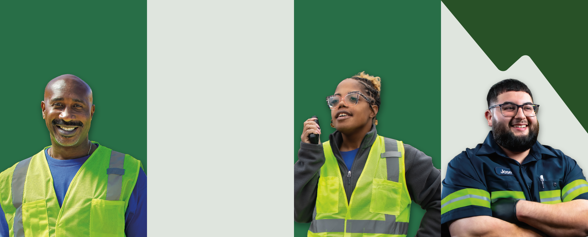 Summit School Services team members performing in their various roles in the Transportation Industry