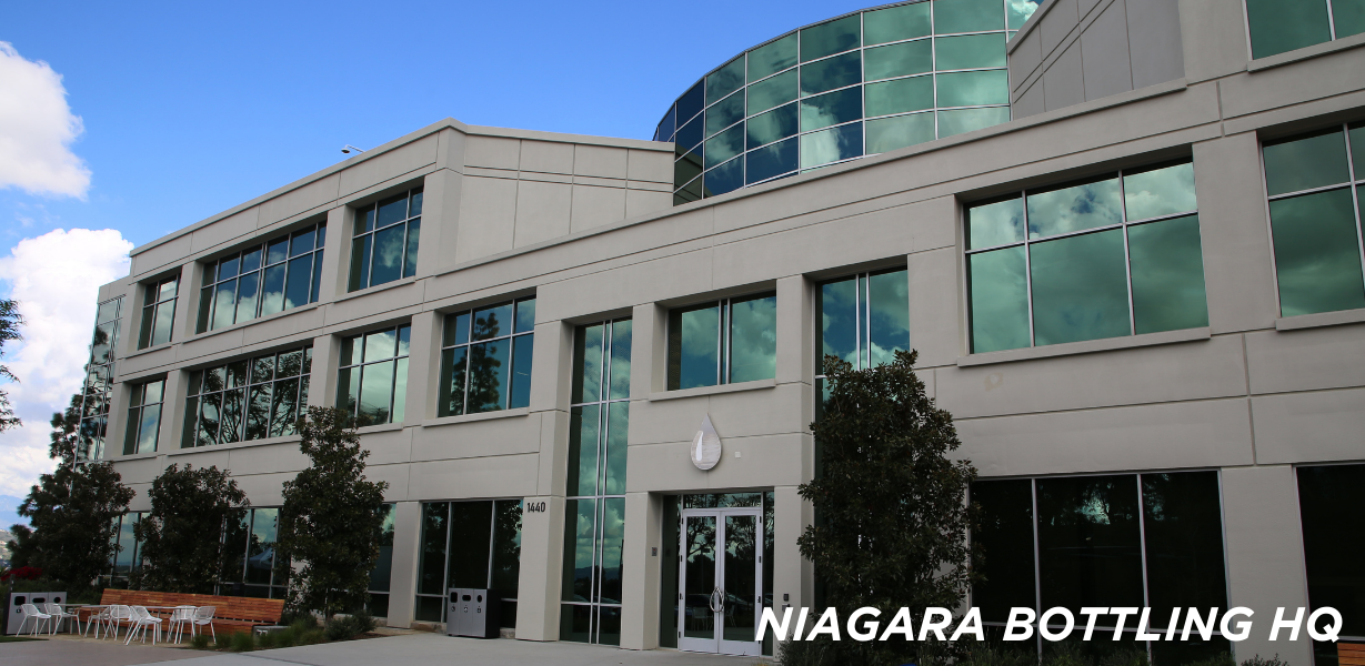 Photo of the front of Niagara Bottling HQ