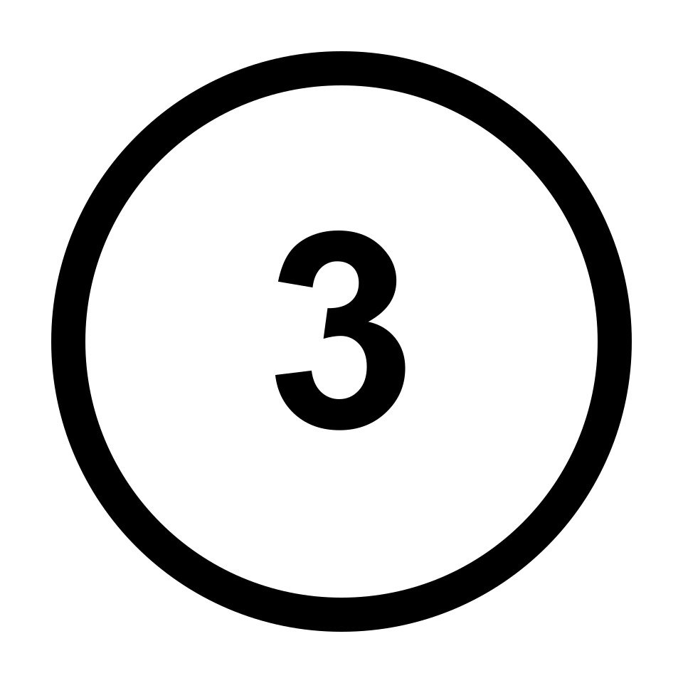 number-3-outline