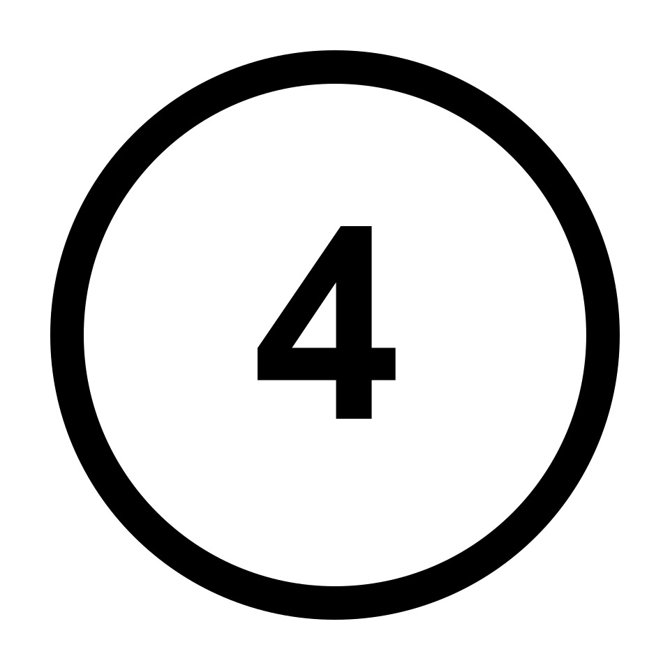 number-4-outline