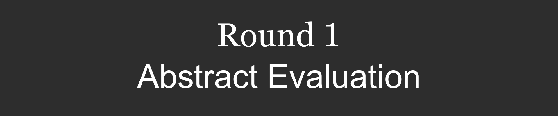 AbstractEvaluation