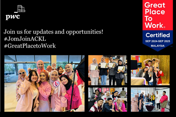 Welcome to PwC Acceleration Centers in Kuala Lumpur!