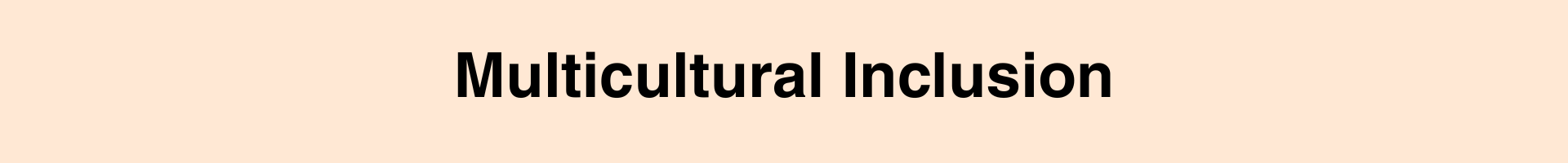 Multicultural