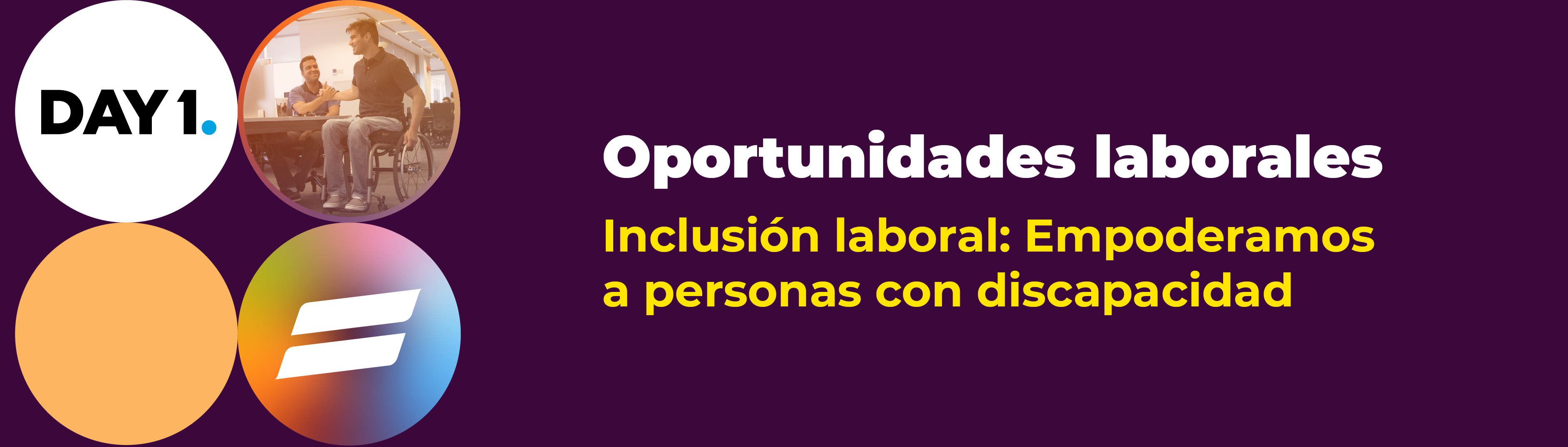 Título: Oportunidades laborales. Inclusión laboral intencionada a personas con discapacidad