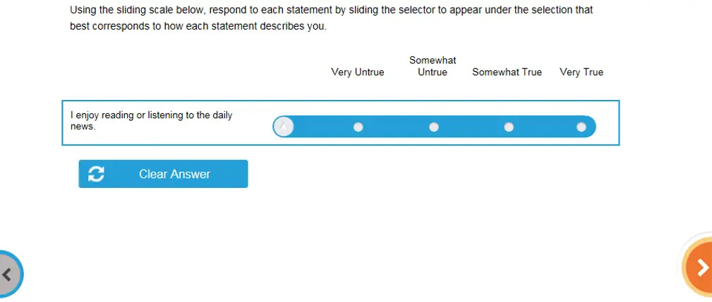 Rating Question Example