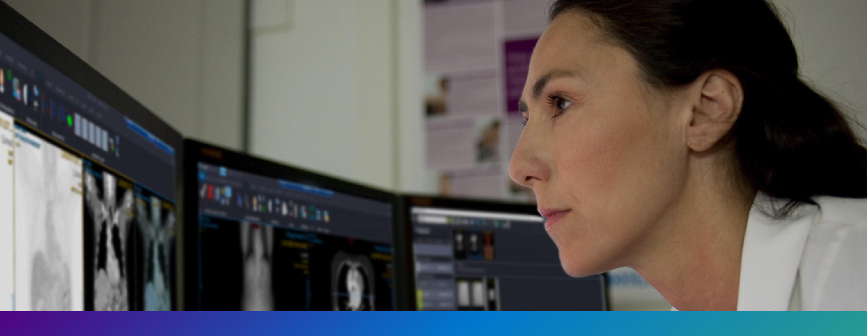 Woman using Philips connected care to treat a pregnant woman  