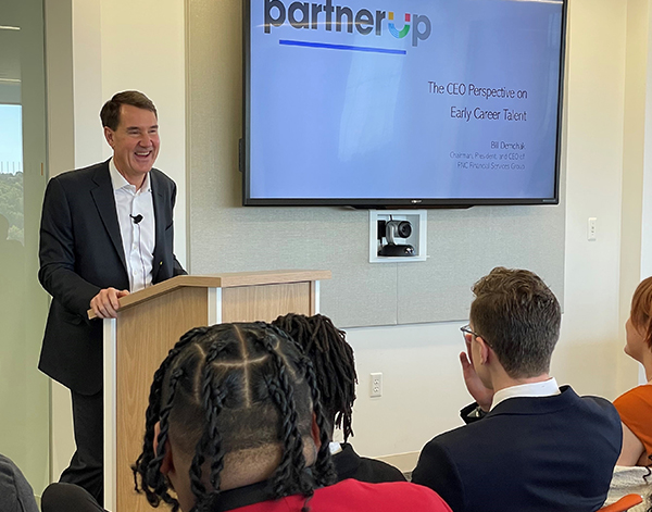 PNC CEO speaks to PartnerUp associates