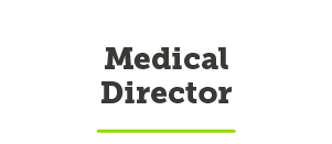 medical director text underlined in blue