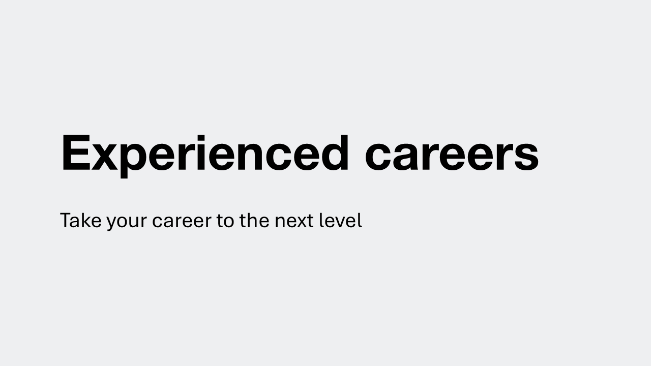 Experienced