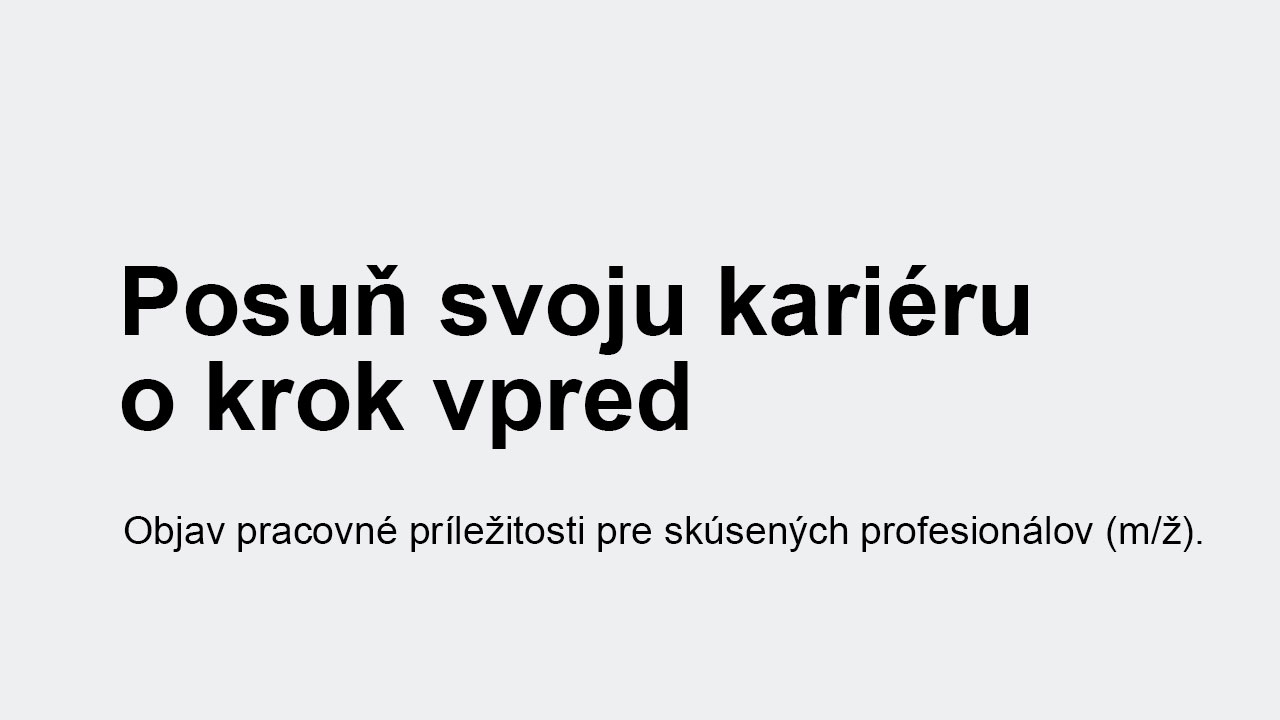 experienced-careers-sk