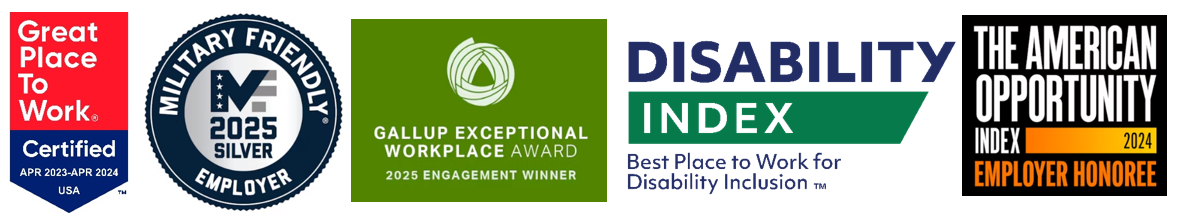 We're proud of our workplace recognitions here at Regions!