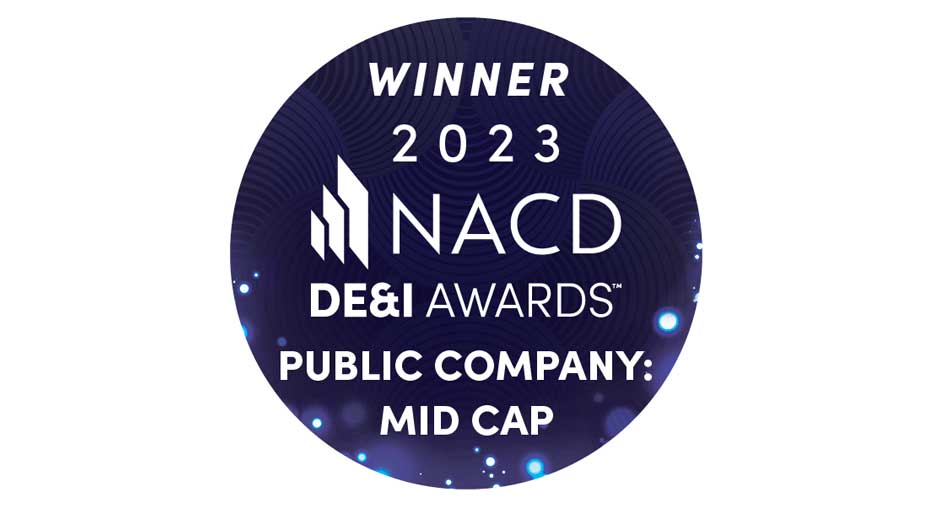 Winner 2023 NACD DE&I Awards