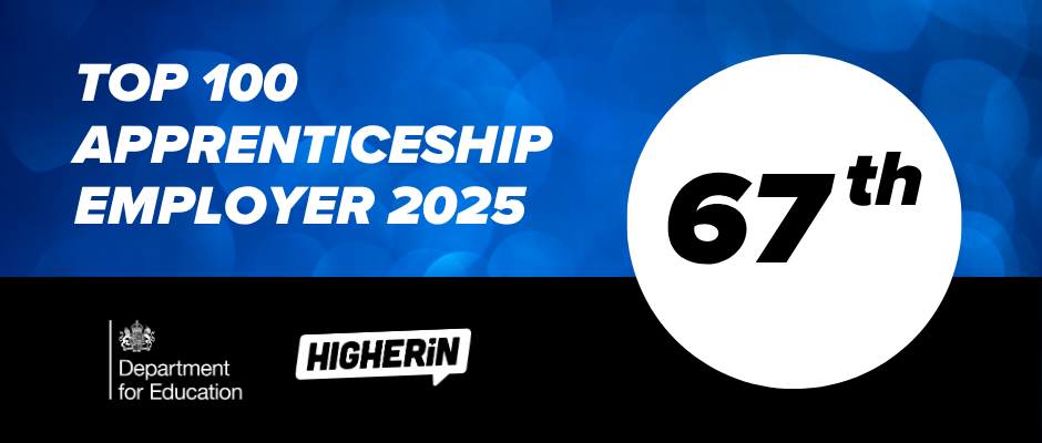 top apprenticeship employer 2025 logo