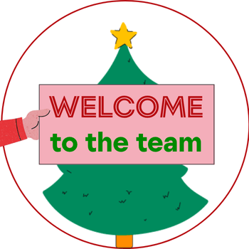 Welcome to the team sign