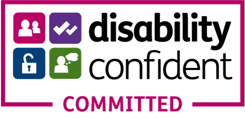 Disability Confident Scheme committed employer badge