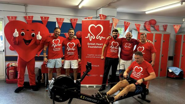 group of people money for british heart foundation