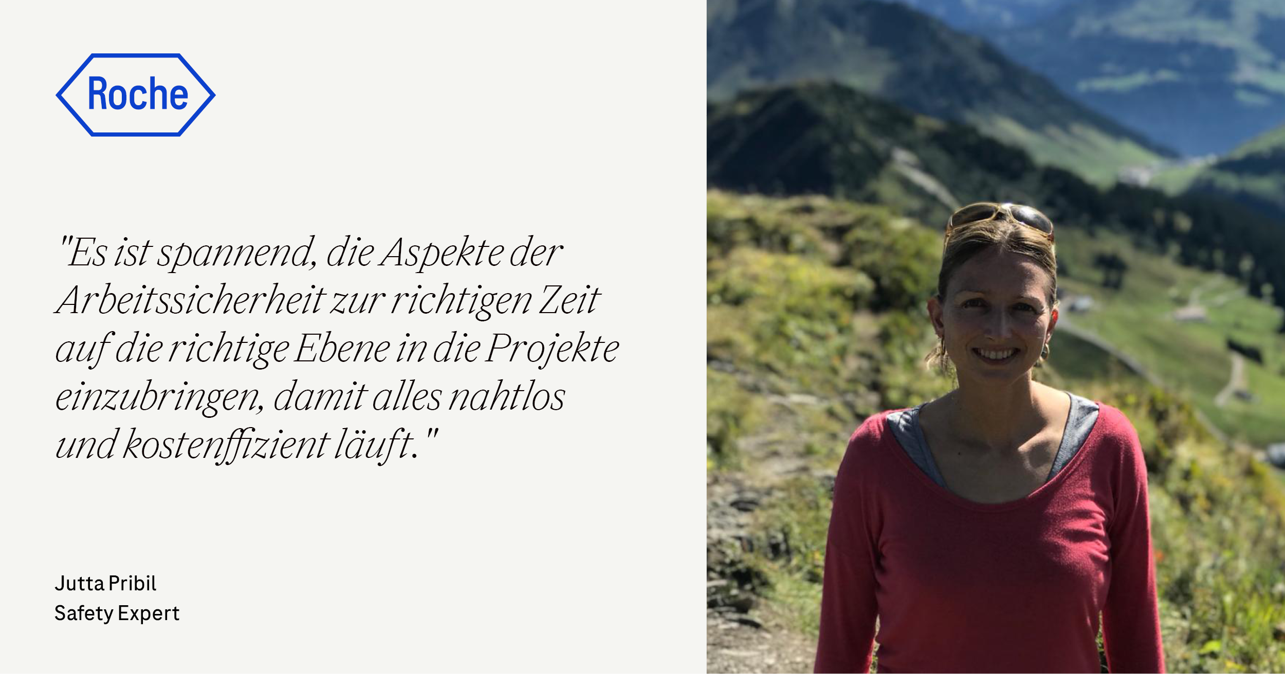 Get to know Jutta's story vas a SHE employee