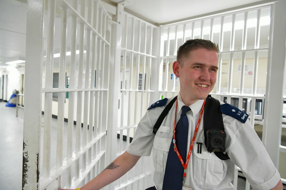 Prison Officer smiling