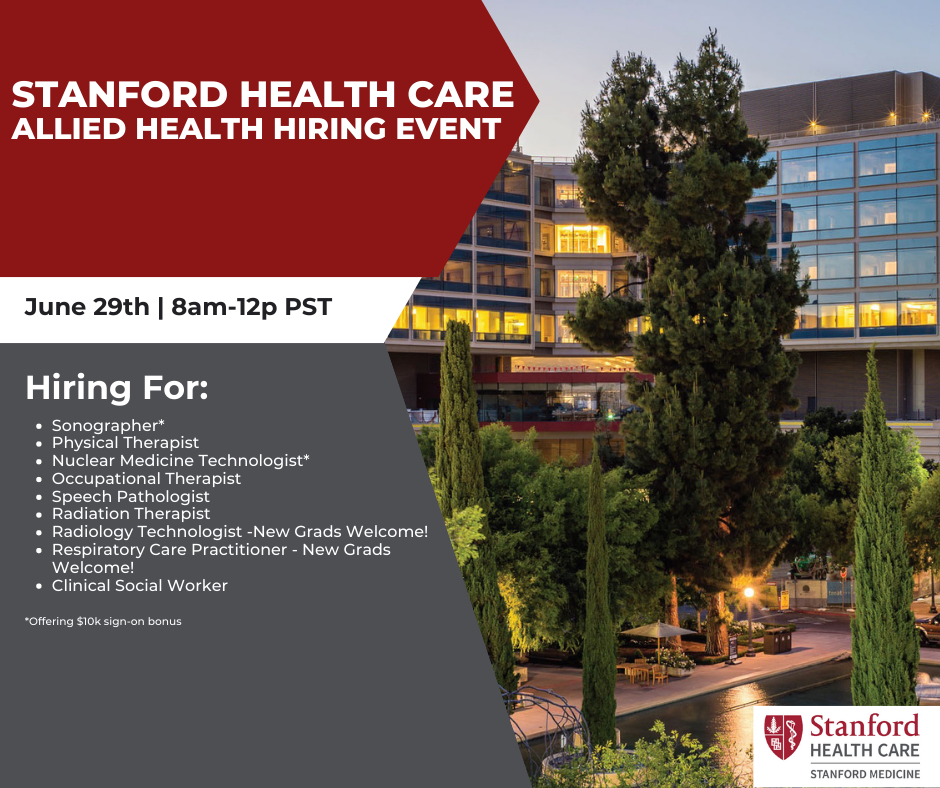 Careers At Stanford Health Care Stanford Health Care Jobs CareerSiteAlliedHealth 1655736834596 