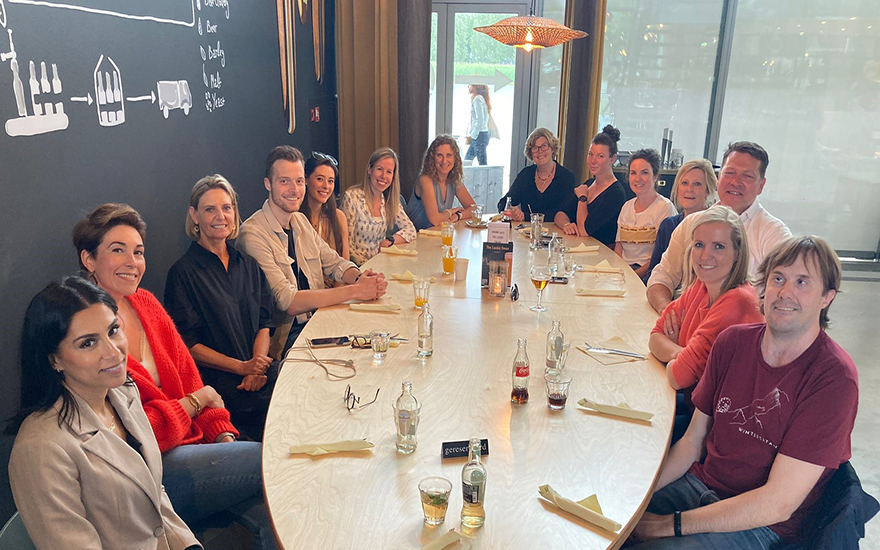 Janette Key advice Team lunch