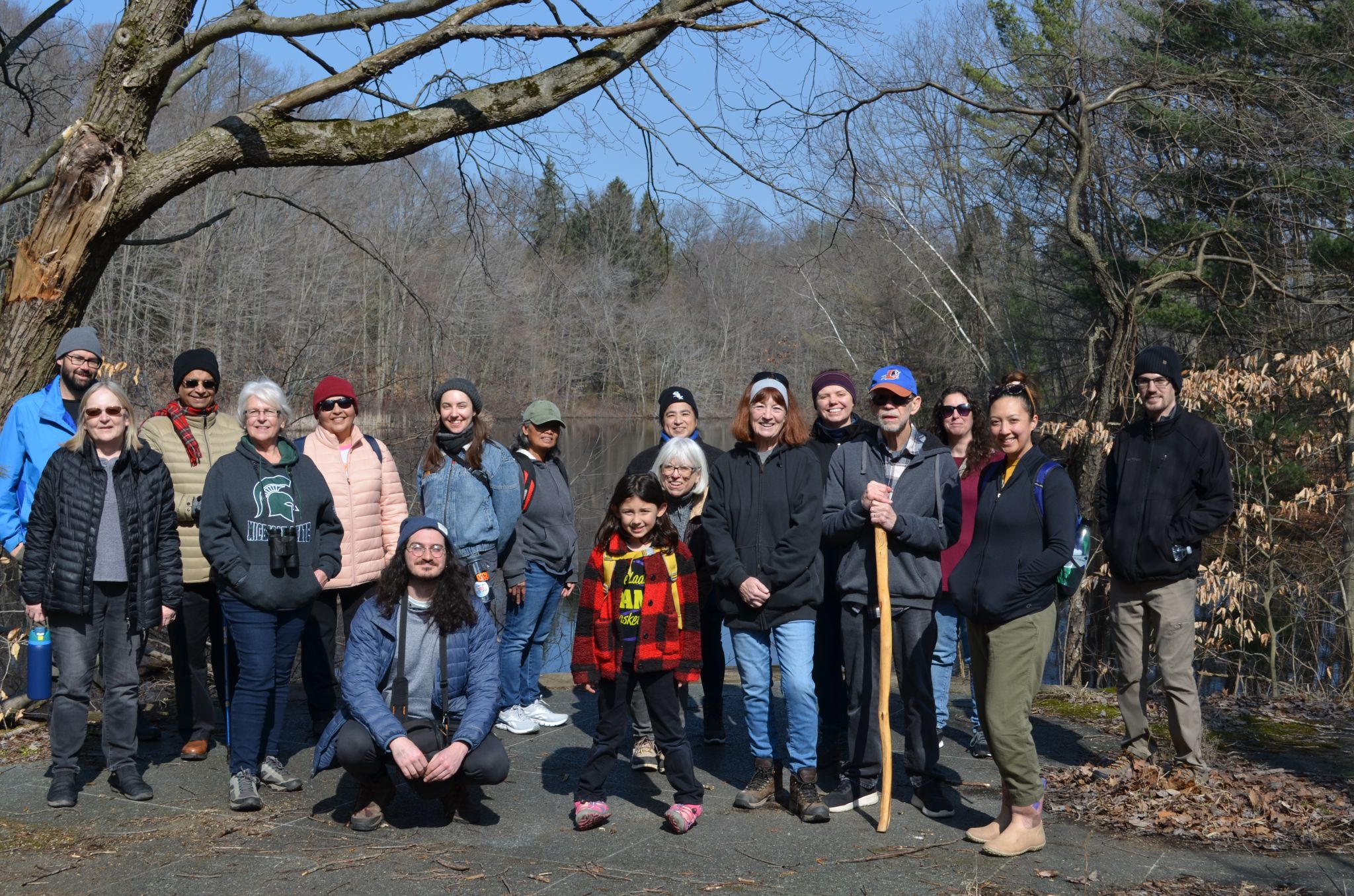 Group photo at TNC's Ross Coastal Plain Marsh Preserve