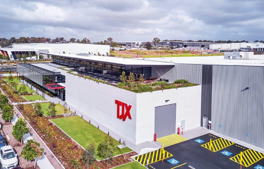 Outdoor picture of TJX Australia corporate building 