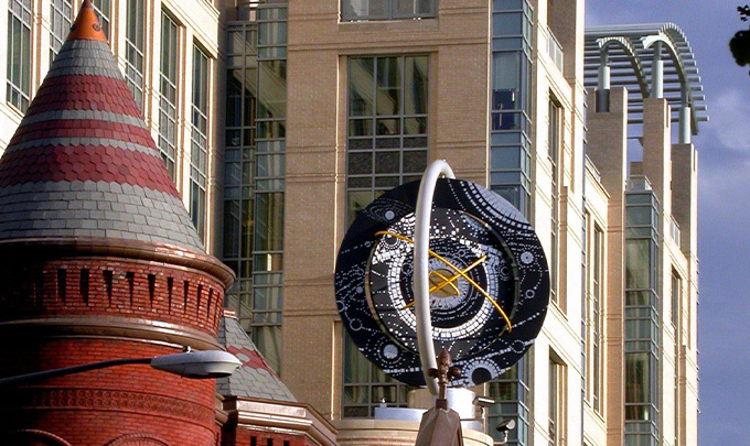 Outside of the Keck Building