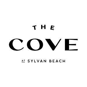 The Cove at Sylvan Beach logo. 