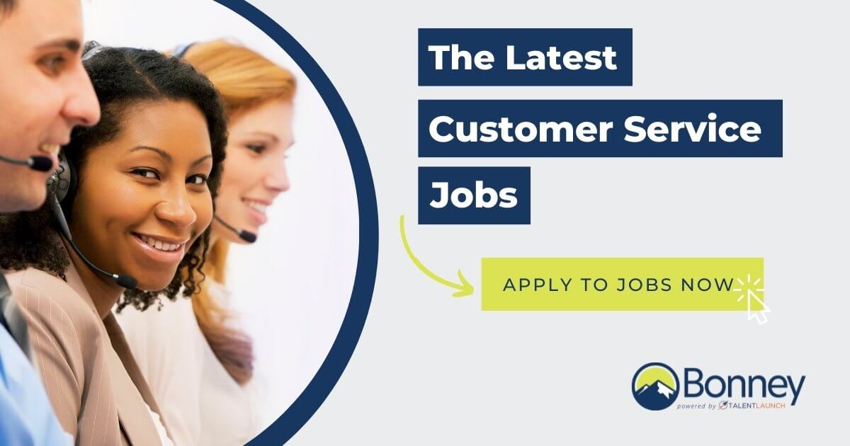 Customer Service jobs Customer Service jobs at Bonney