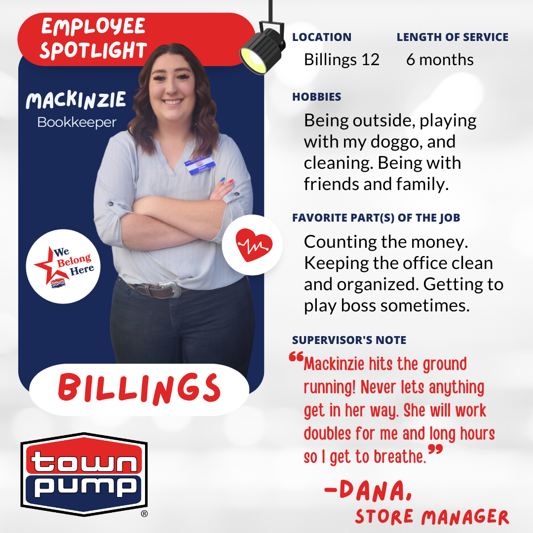 Employee Spotlight - Makinzie @ Billings 12