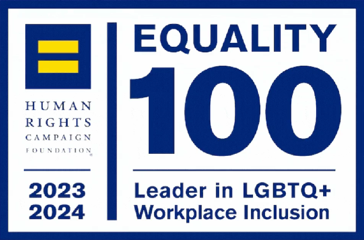 Best Places to Work for LGBTQ+ Equality badge