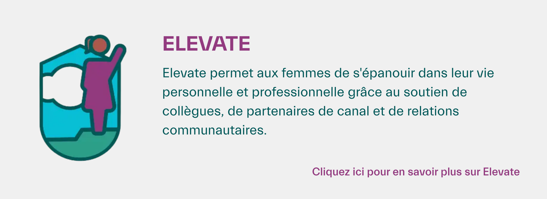 Une carte avec des informations sur le Elevate