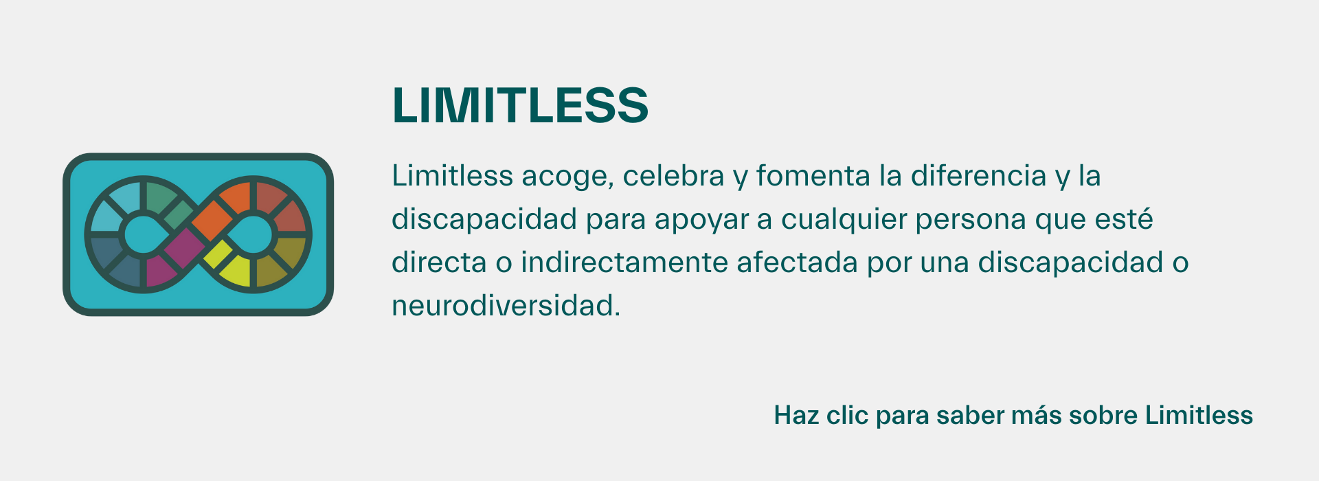 Una tarjeta con información sobre Limitless