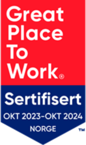 Badge certifié Great Place to Work - Norvège