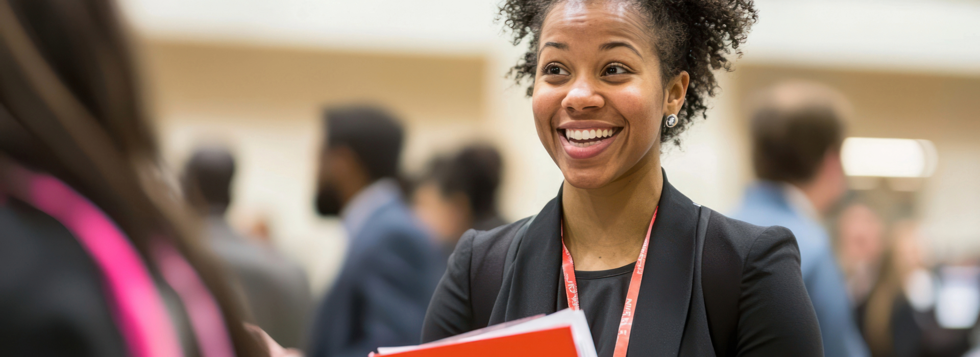career fair meeting with candidates