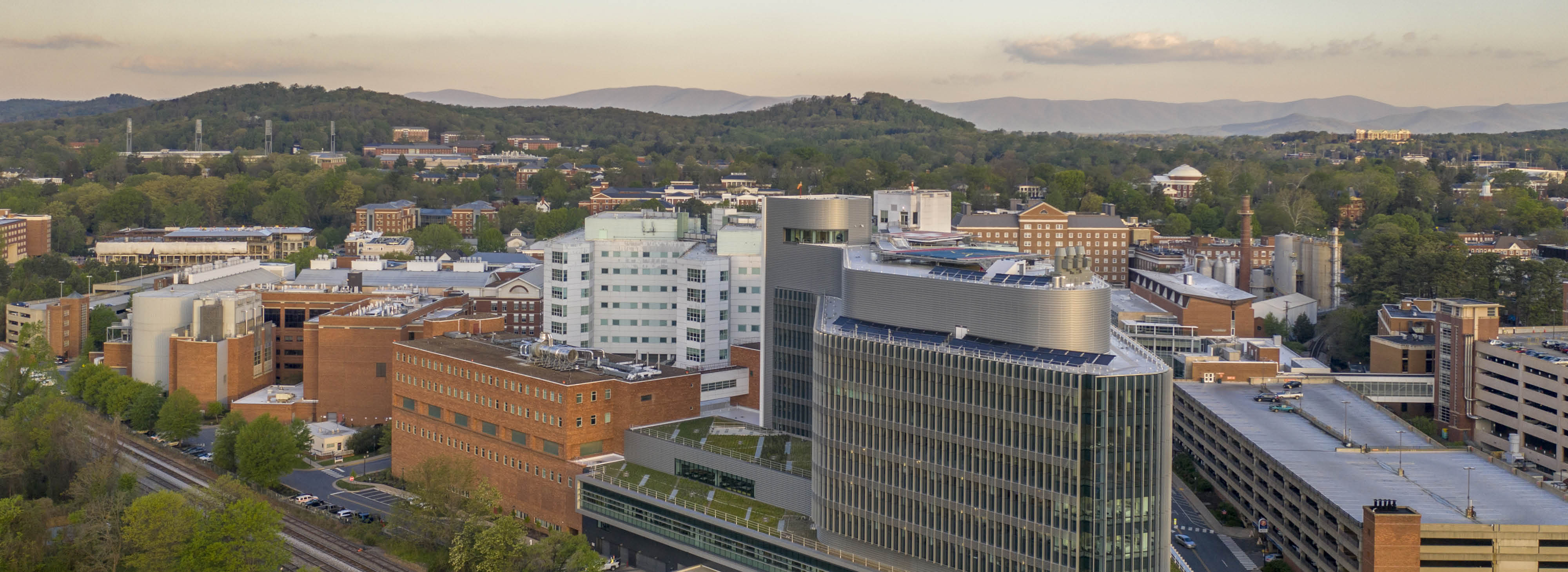 Aerial view of University Medical Center