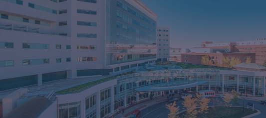 University Medical Center with navy overlay