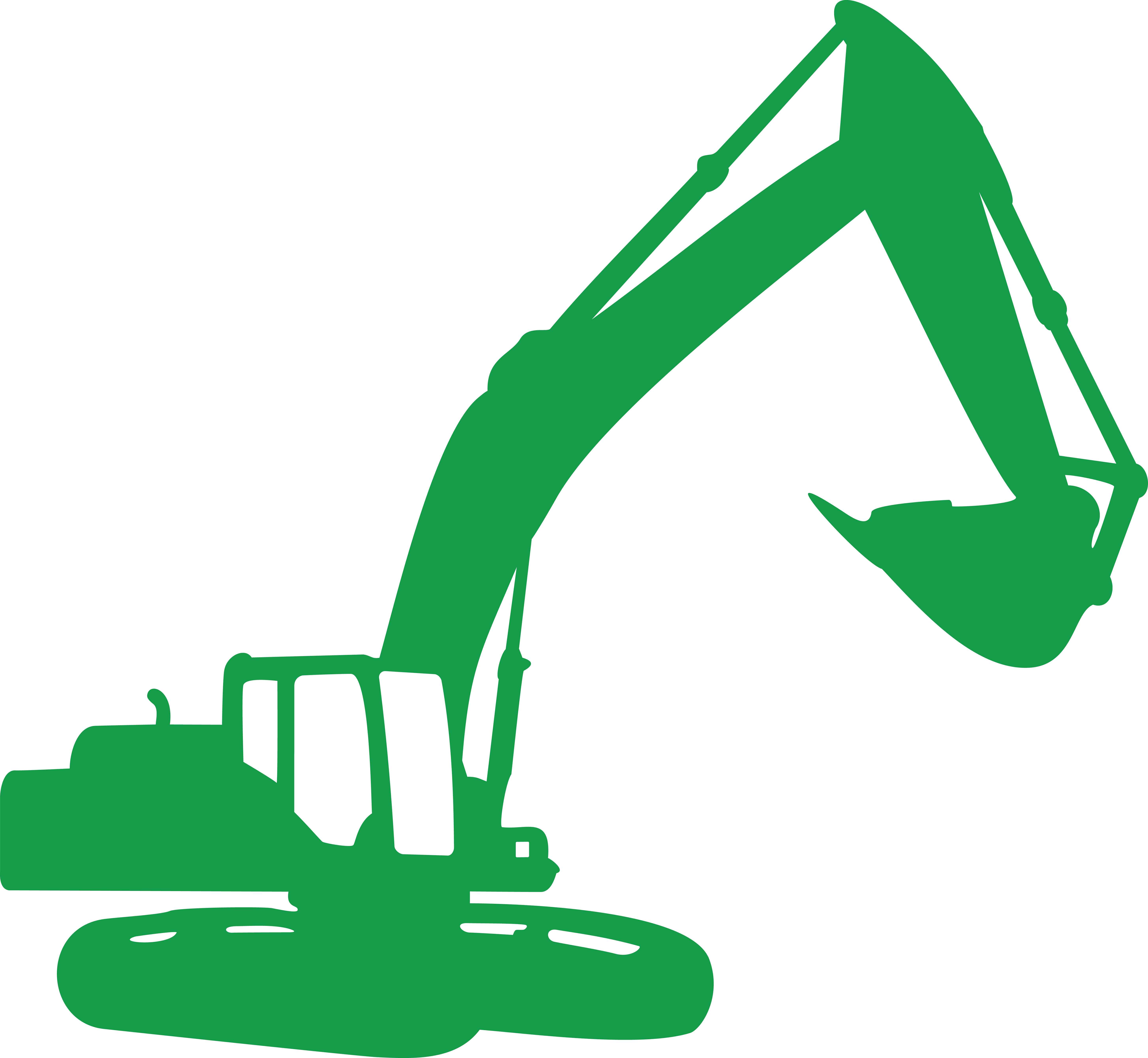 Excavator-Green